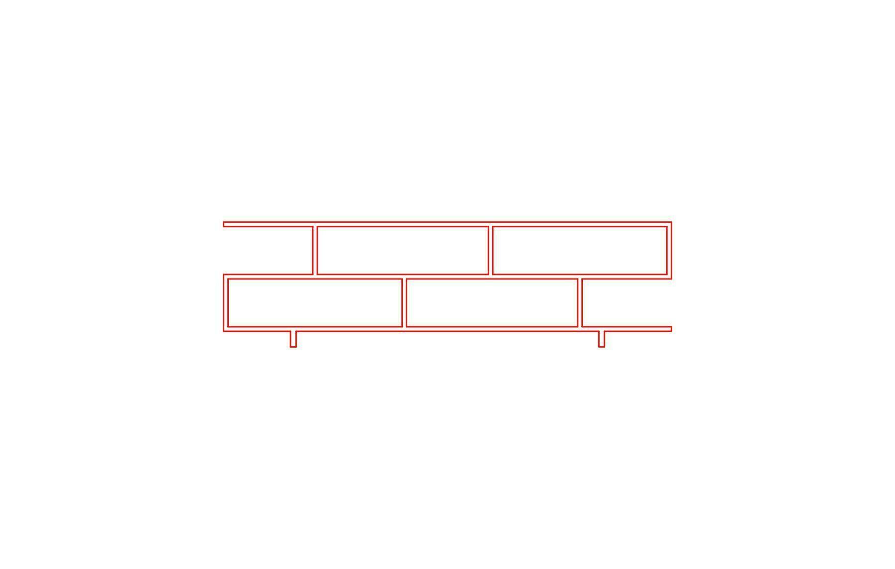 Low Bookcase free dwg download