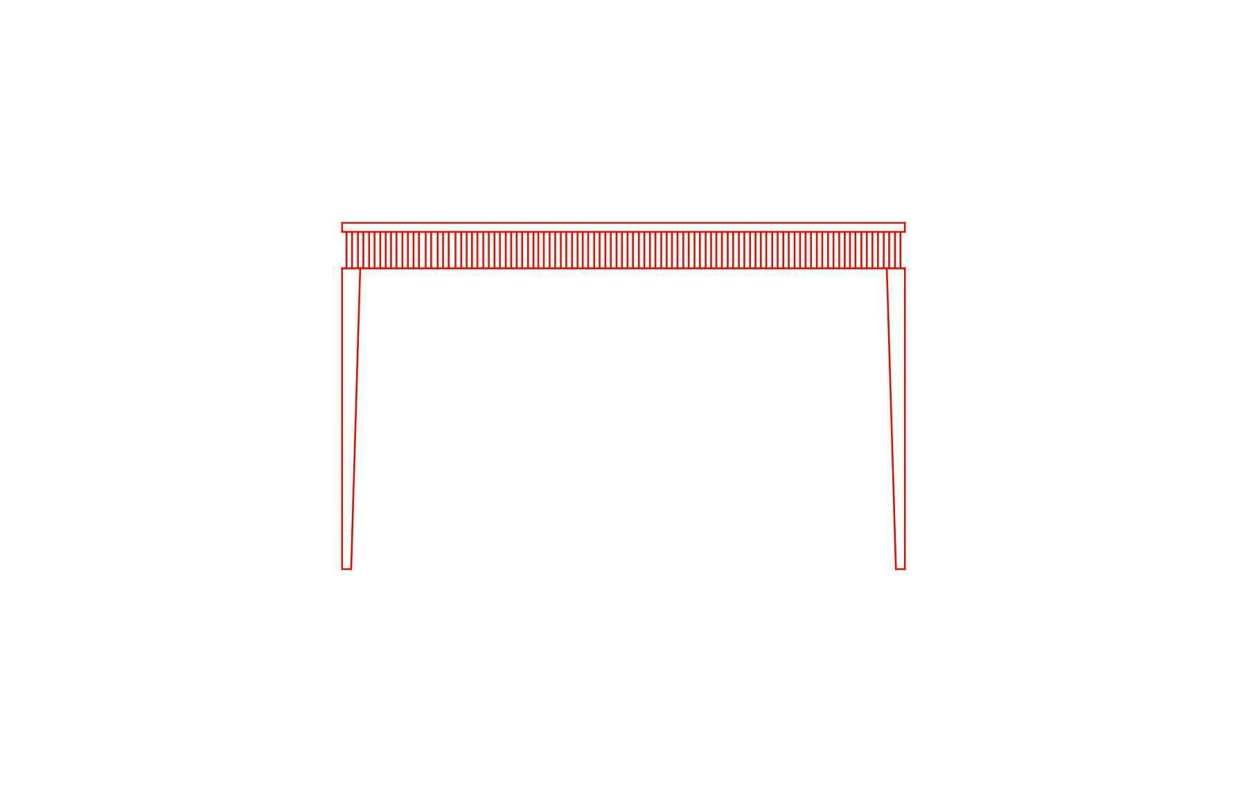 cape desk dimensions in mm