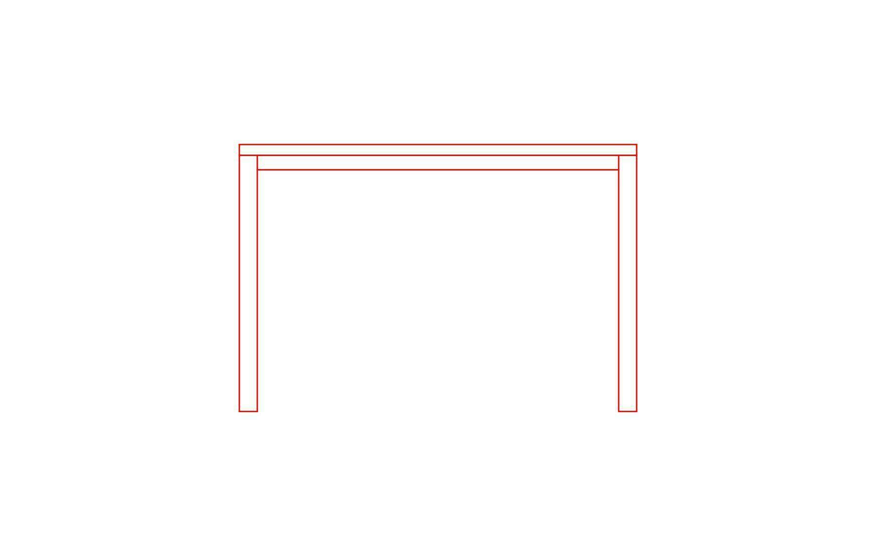 Dining Table dimensions in mm