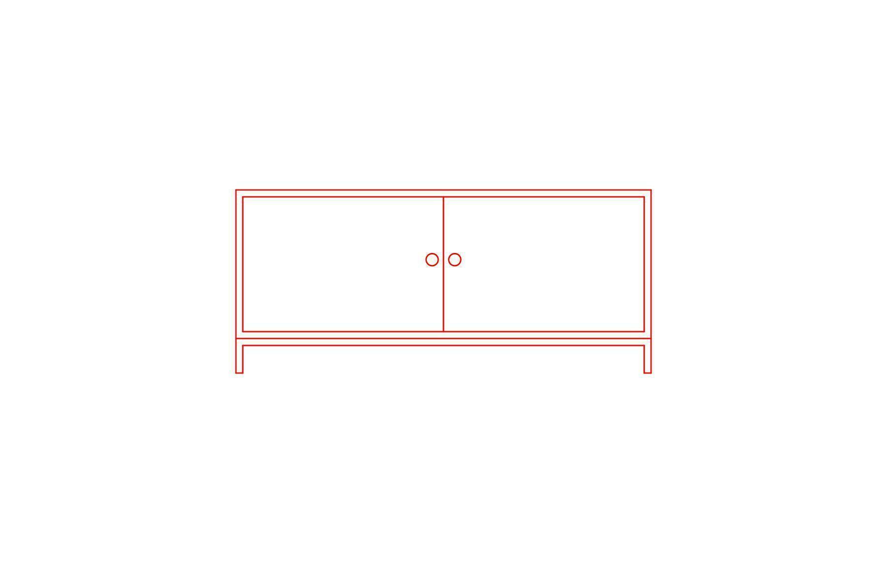 Low Bookcase Dimensions in mm