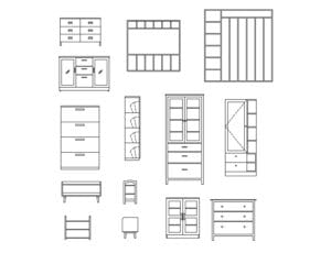 cupboards dwg download