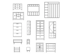 cupboards dwg download