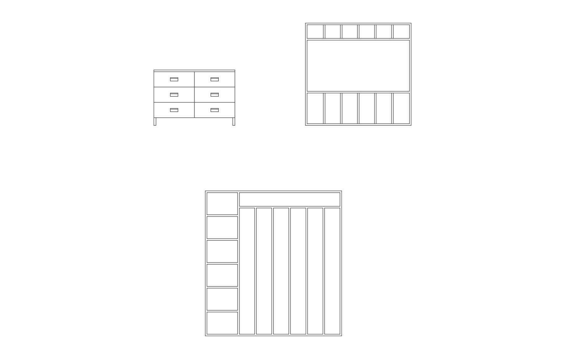cupboards cad blocks