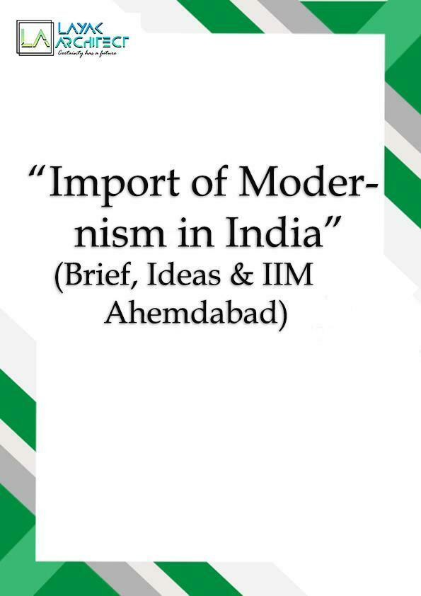 Import of Modernism in India