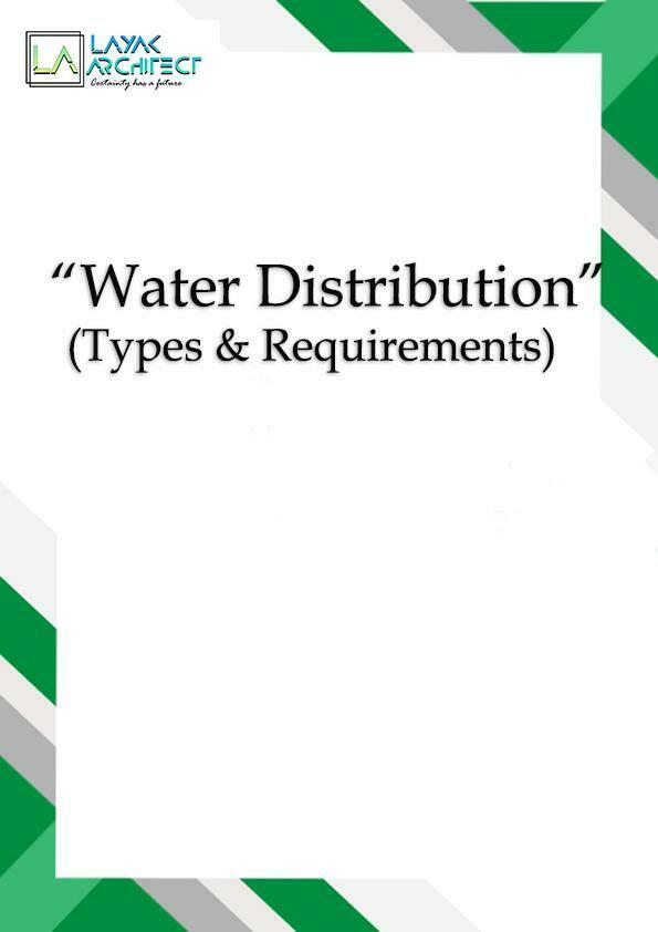 Water distribution in houses