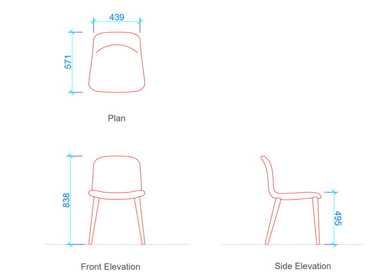 Armchair dimensions 2024 mm