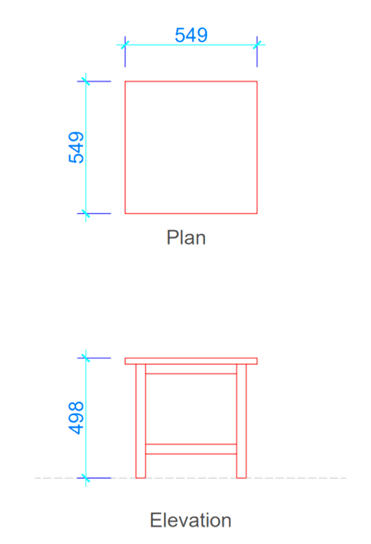 What is End Table? (Dimensions & Drawings) Layak Architect