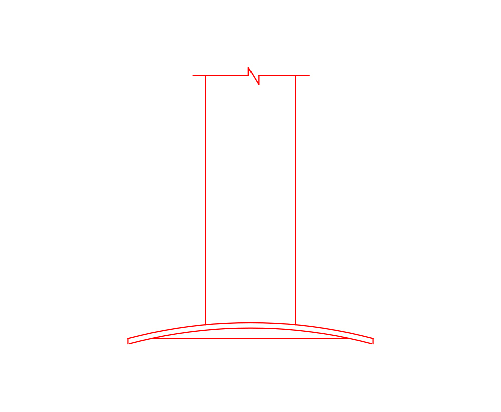 Kitchen chimney dimensions