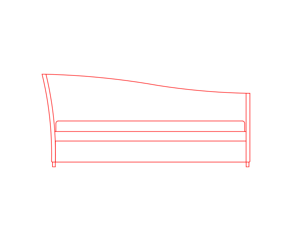 Daybed dimensions in mm