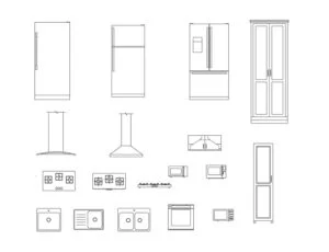 kitchen free dwg