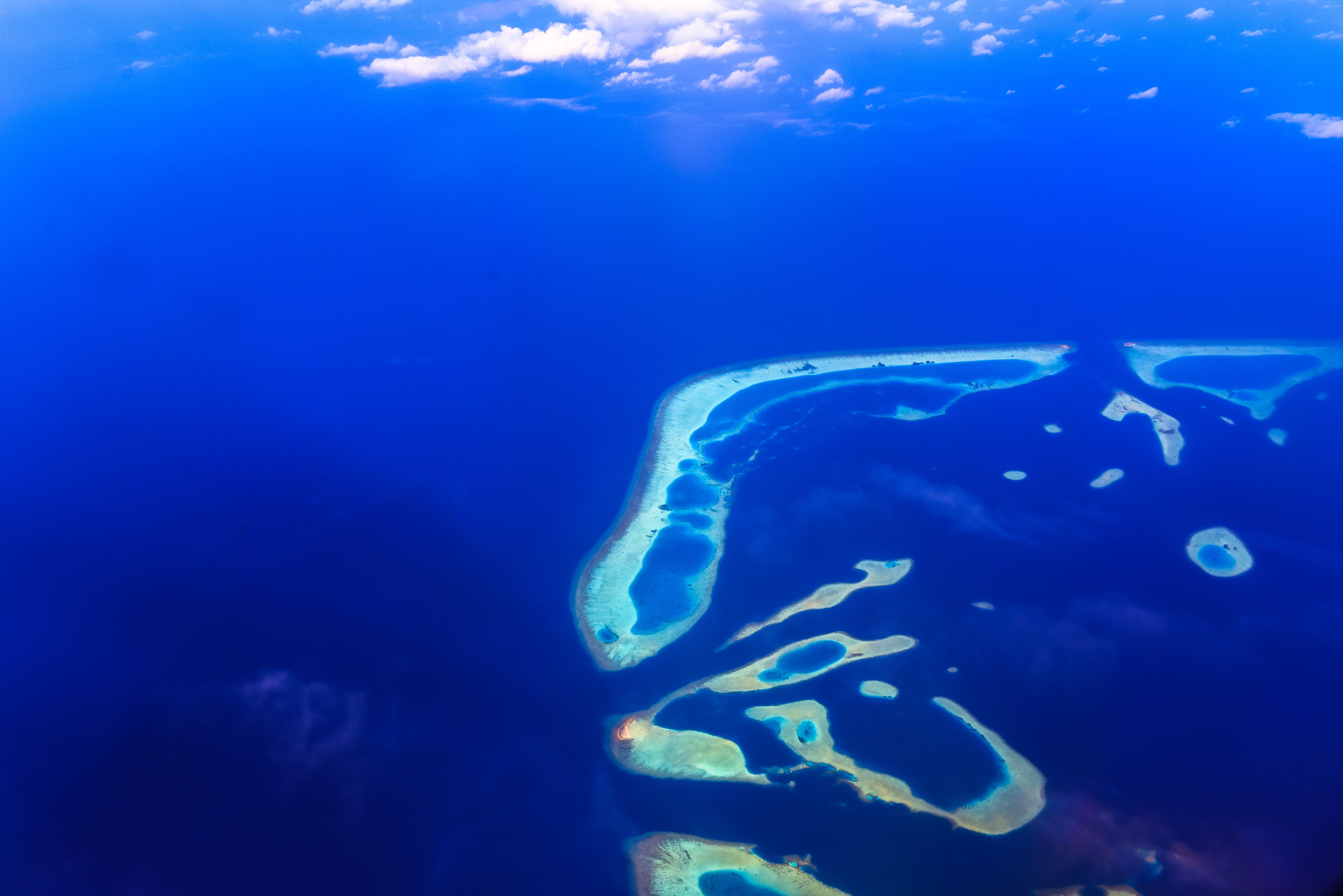 wide view of Island of Maldives