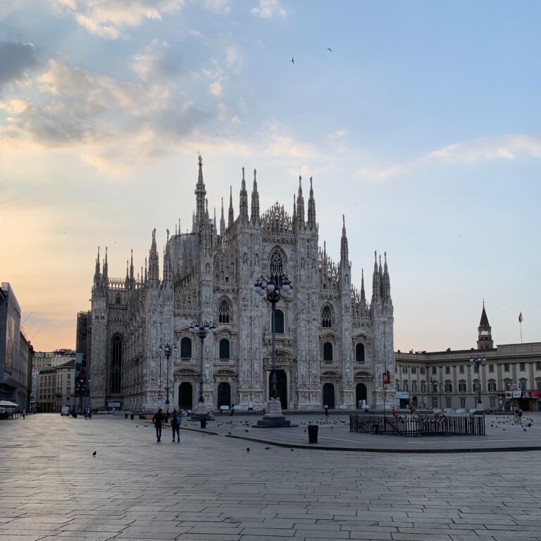 Milan cathedral is an example of a Gothic Architectural Style