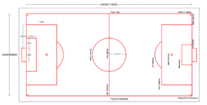 Football Field (Standard dimensions & Free dwg.) - layakarchitect