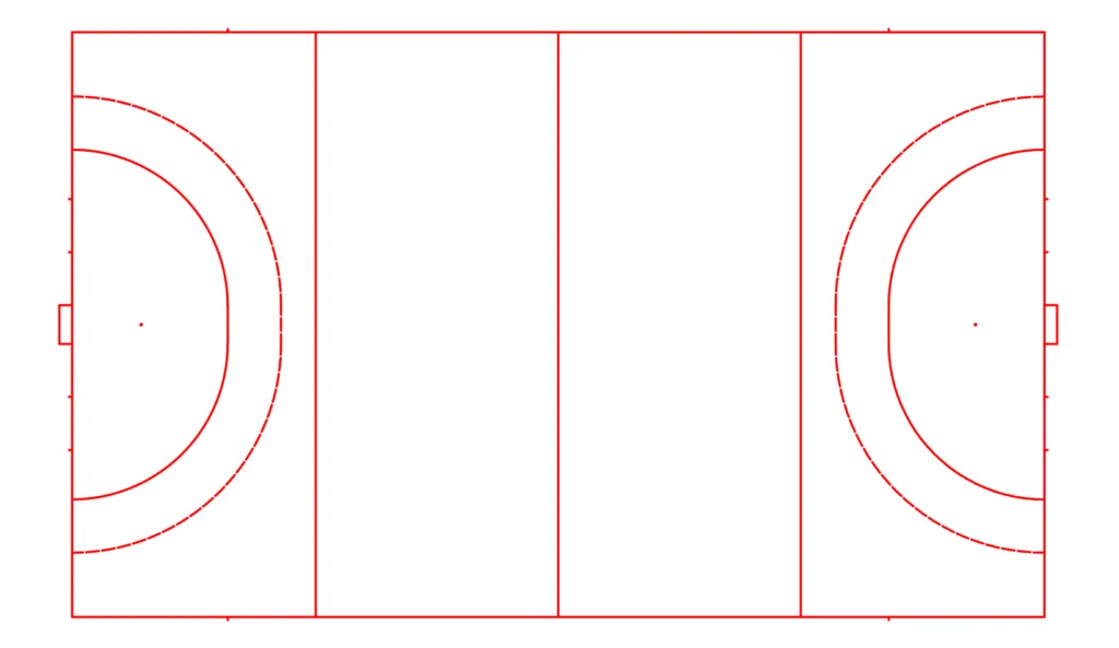 Dimensions of field hockey