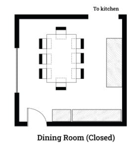 Dining room dimensions (Design & Interior Guide) - Layak Architect