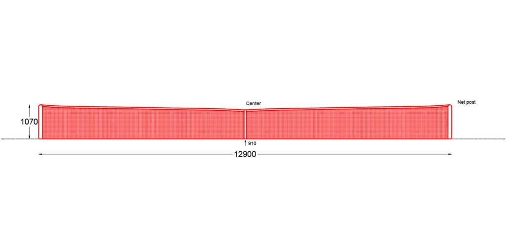 Tennis net dimensions height of tennis net