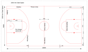 Basketball Court (Dimensions & Free Dwg.) - Layak Architect