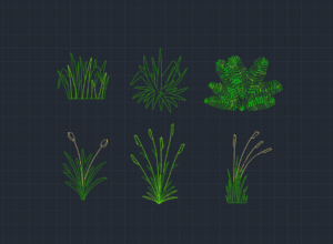 bushes free cad blocks download