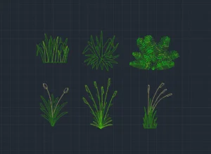 bushes free cad blocks download