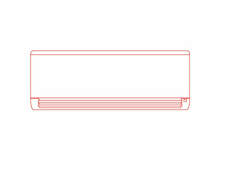 Split AC (Dimensions and Free Dwg.) - Layak Architect