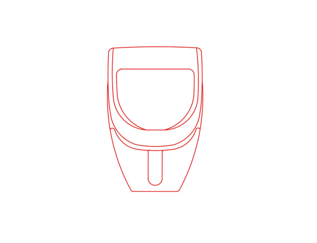urinals dimensions and download