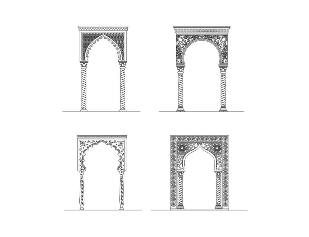 arch cad block free download