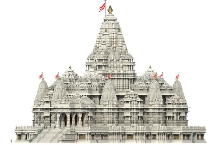 Swaminarayan Akshardham Largest Temple In Usa - Layak Architect