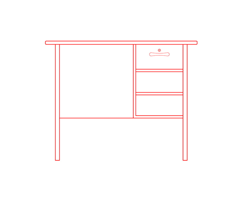 Study Table Dimensions Free Dwg Layak Architect