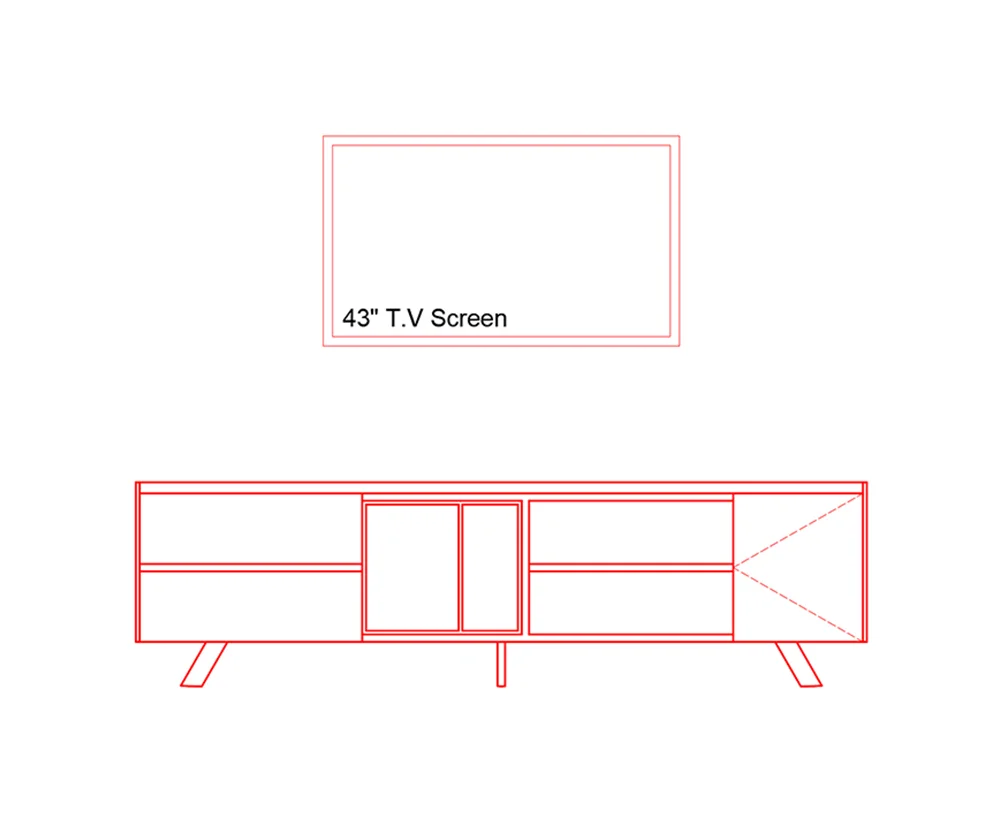 tv unit dimensions