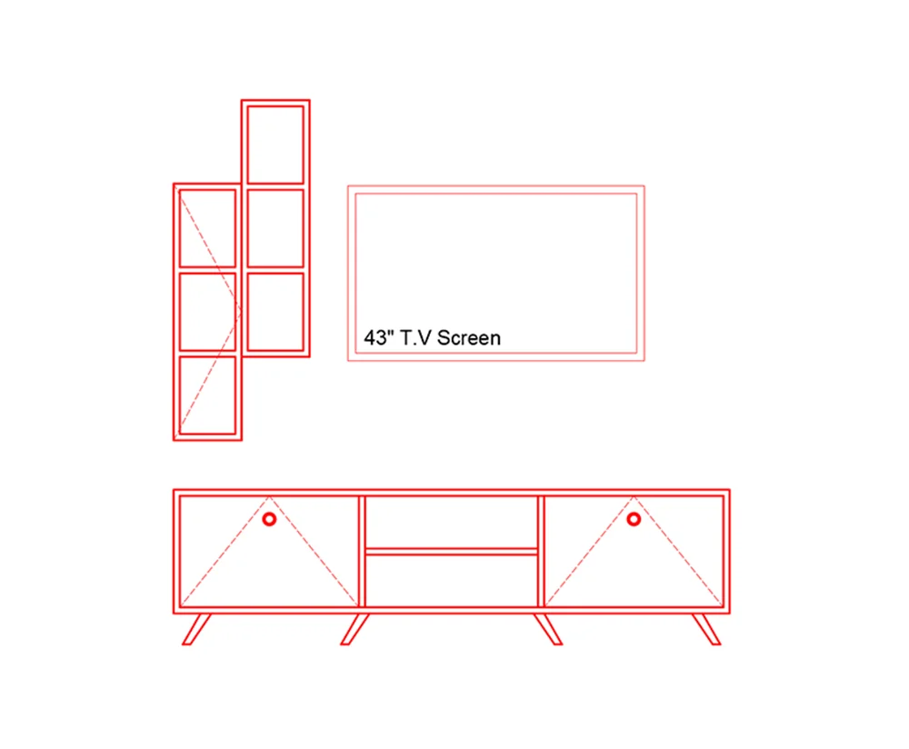 tv console dimensions