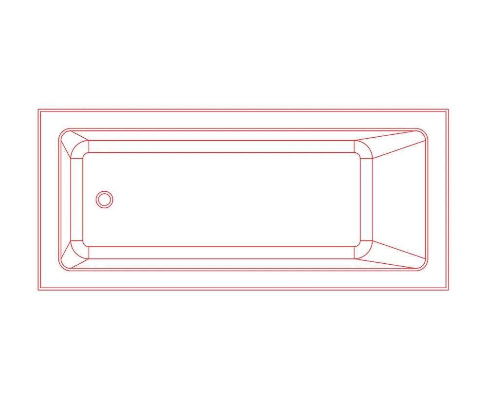 dimensions of bathtub in feet