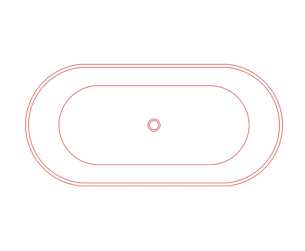 standard size bathtub dimensions in cm