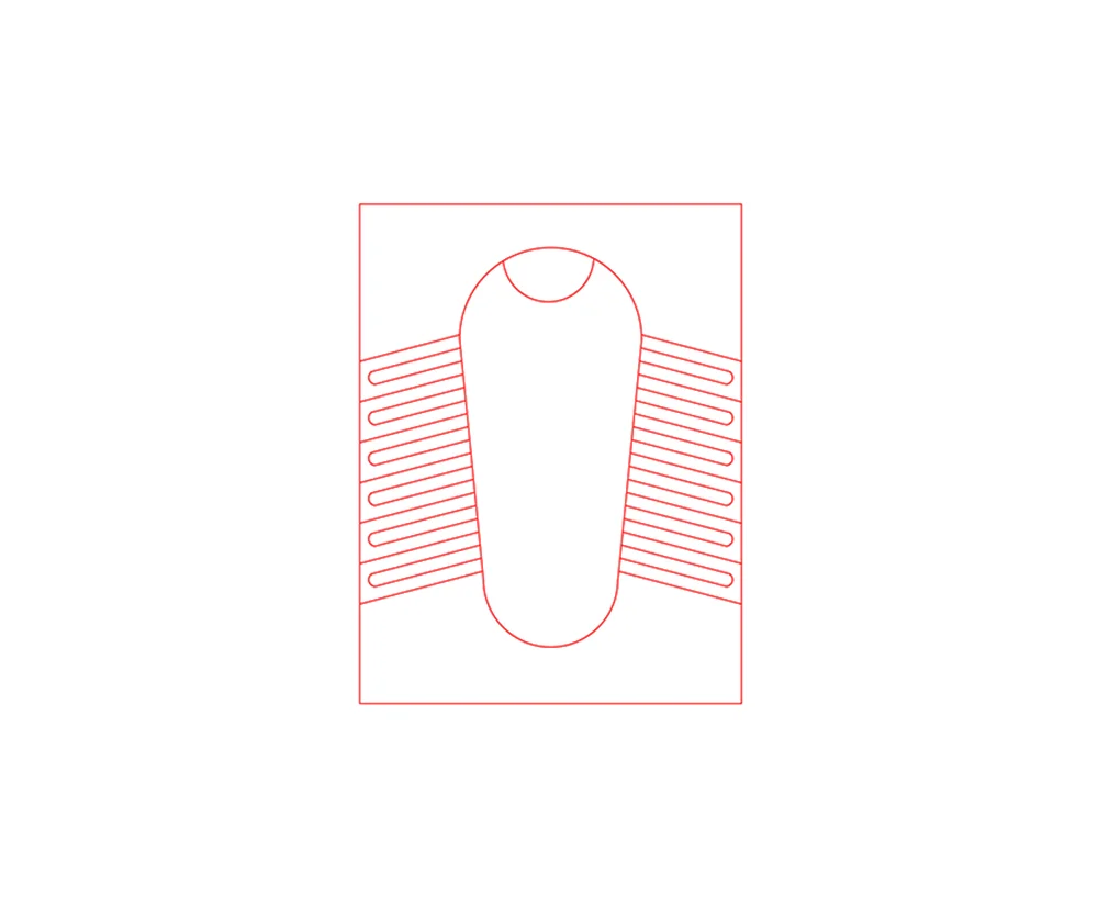 free cad block of Indian commode