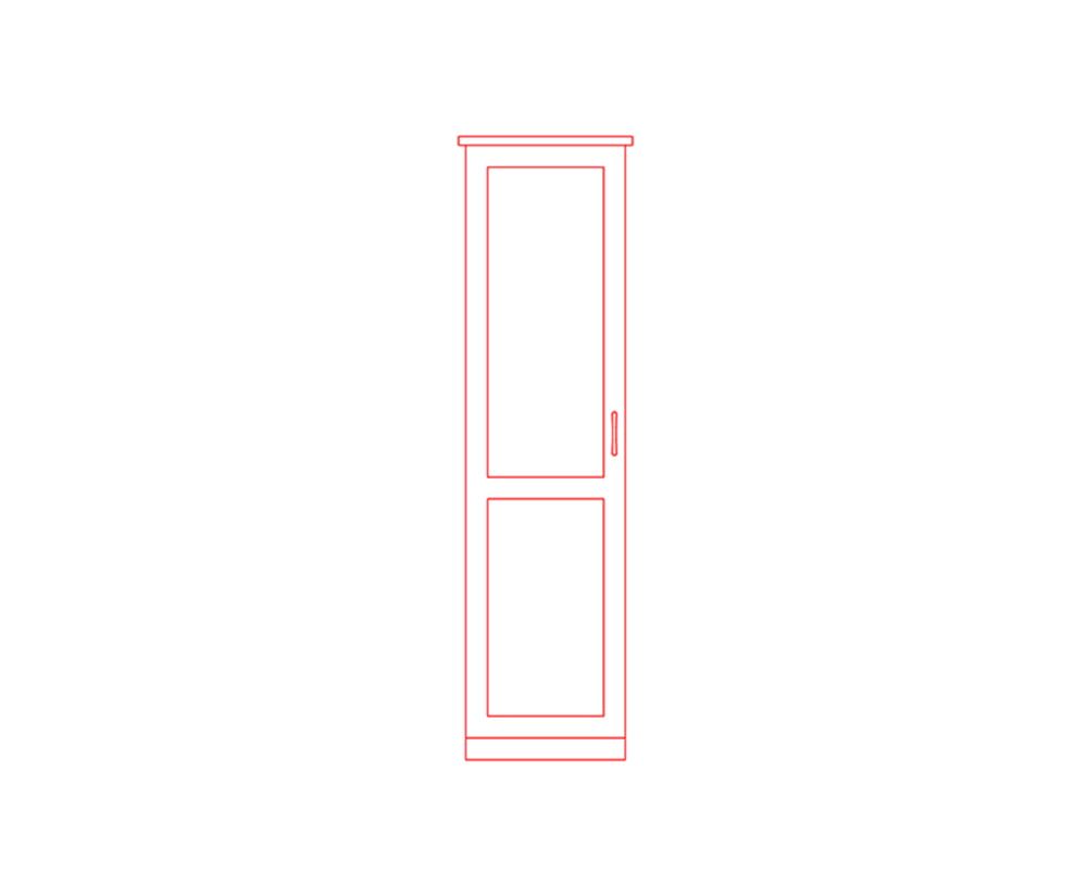 Kitchen Pantry Unit Dimensions (Free Dwg) - Layak Architect