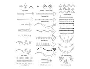 architecture symbols drawing dwg