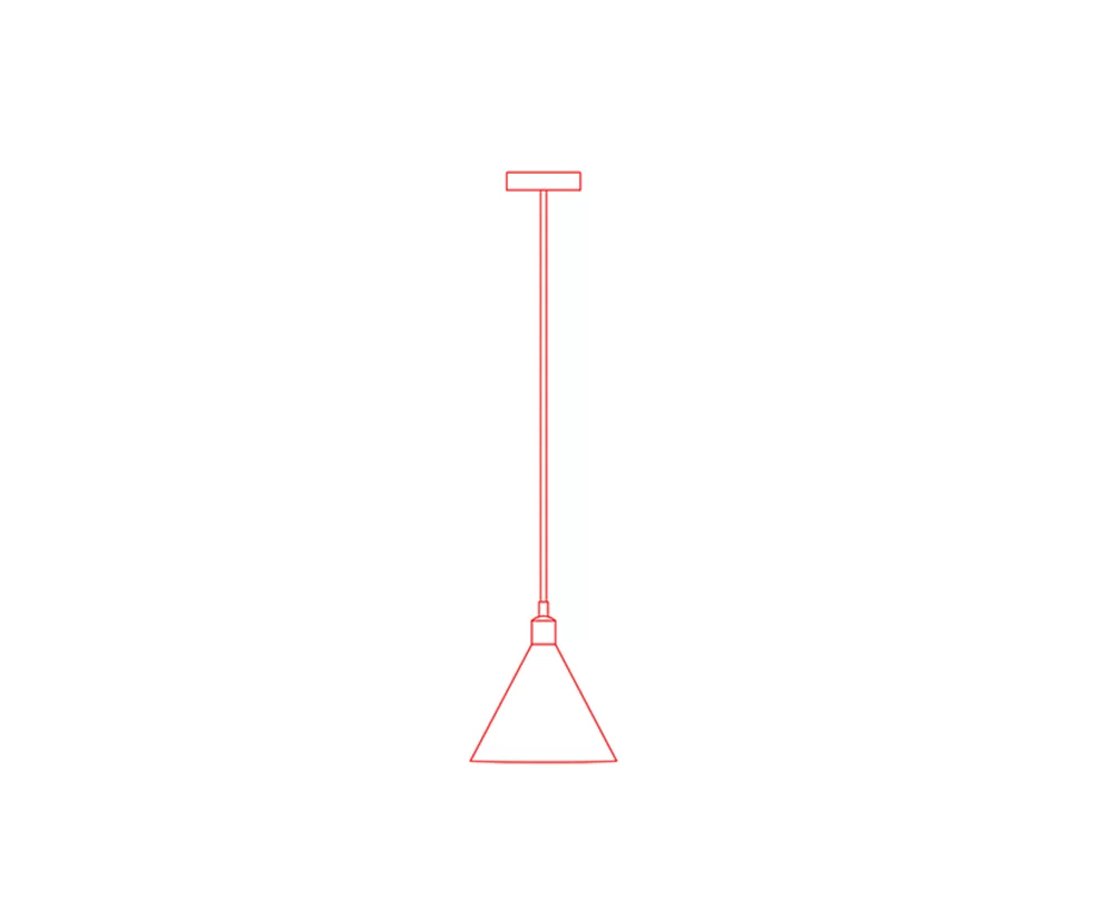 free cad blocks of hanging lights