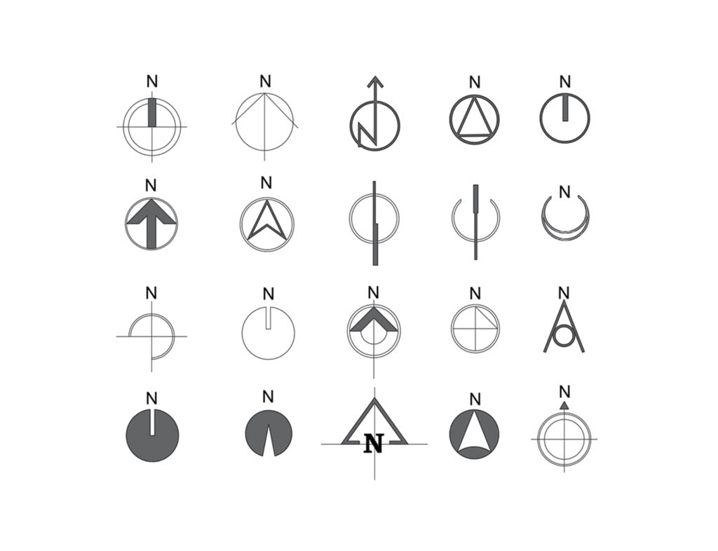 North Symbol CAD Block (Download Free Dwg.) - Layak Architect