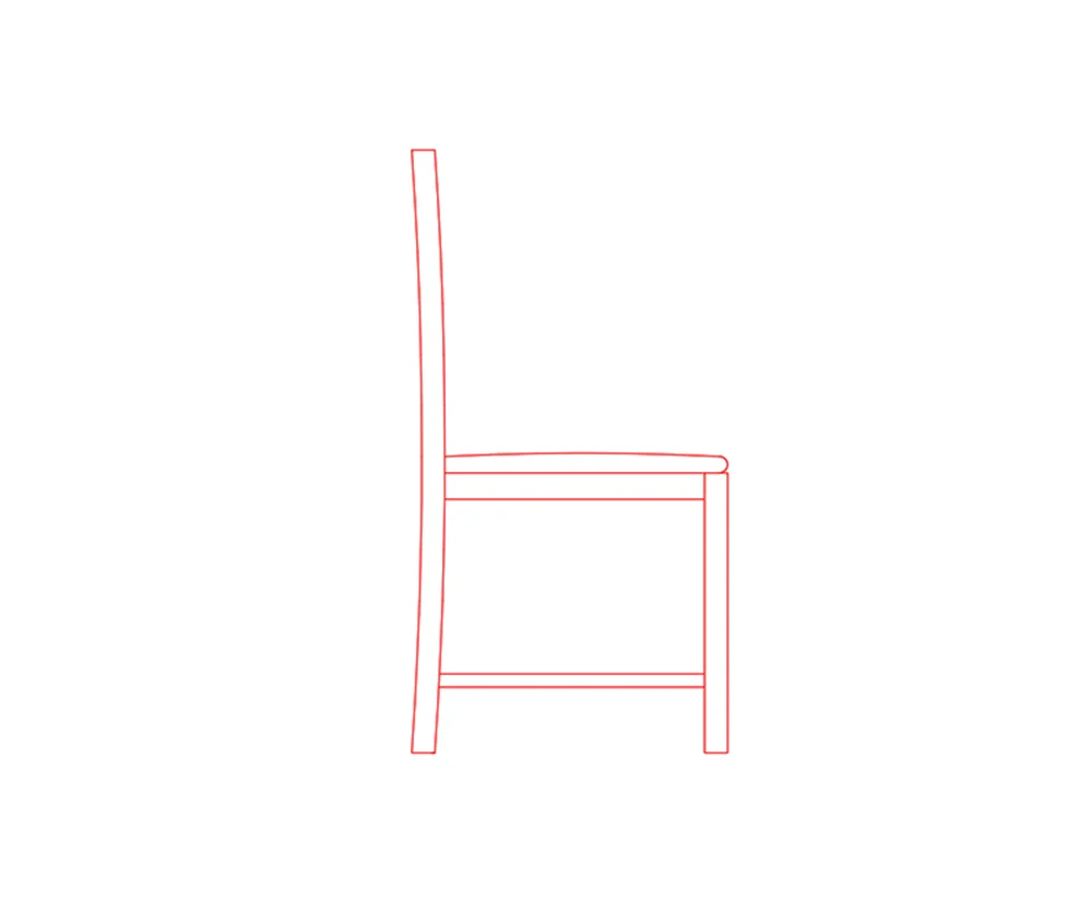 download free dwg of study chair