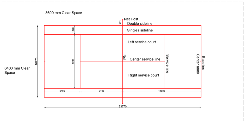 Tennis Court (Dimensions & Free Dwg.) - layakarchitect