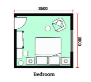 Dimensions of Bedroom (Design & Interior Guide) - Layak Architect