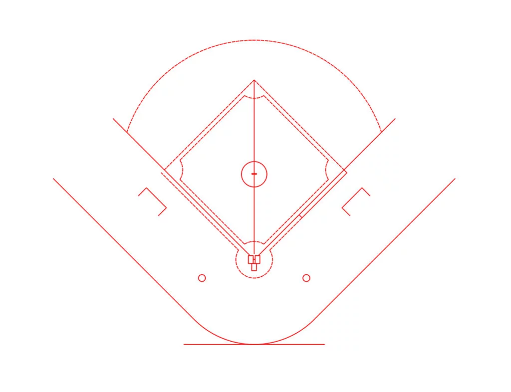 baseball field free dwg download