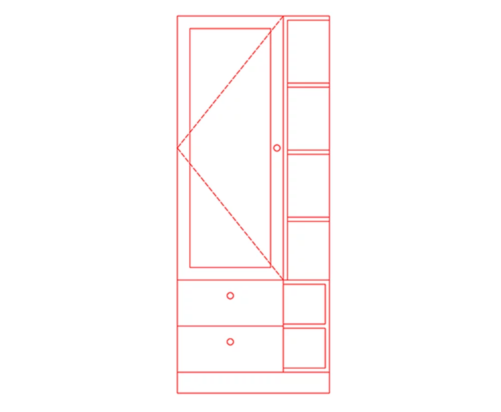 download free cad blocks of dressing table