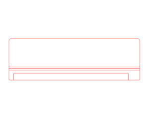 Split AC (Dimensions and Free Dwg.) - Layak Architect