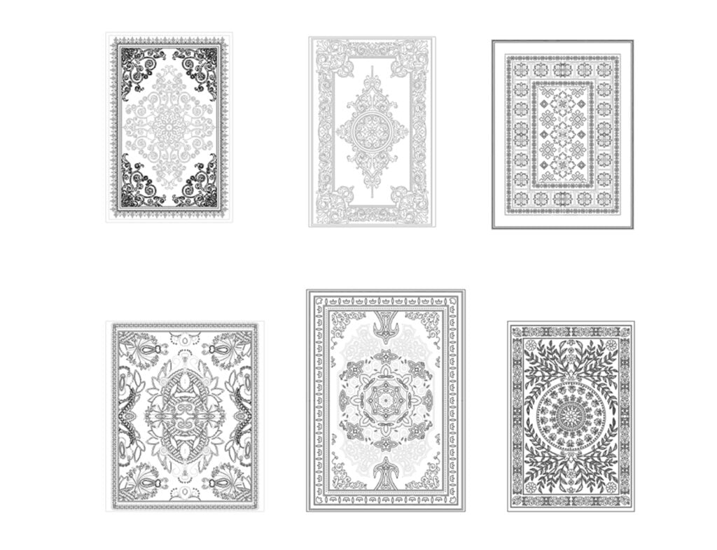 modern carpet free cad blocks download