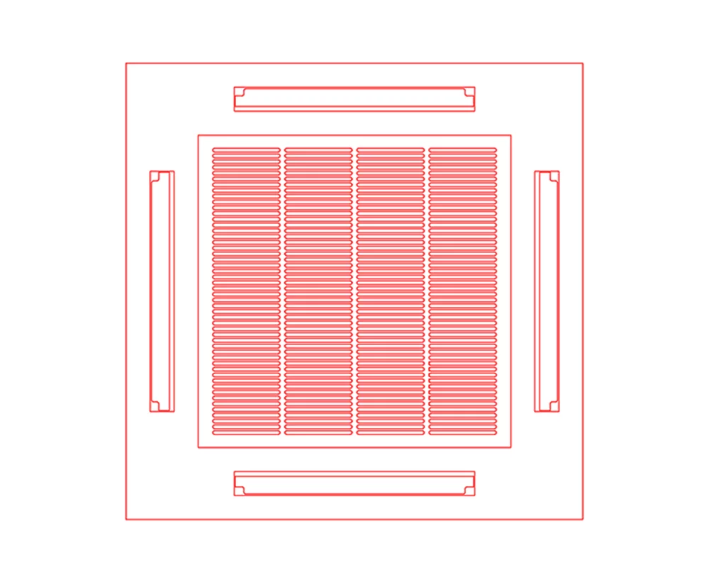 cassette ac free cad blocks download