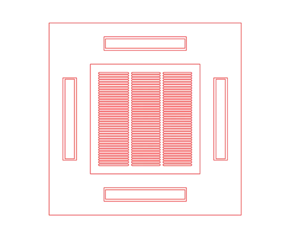 mini cassette ac free cad blocks download