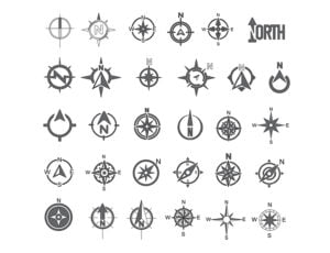 north symbols free dwg download