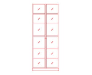 crockery unit free dwg. download