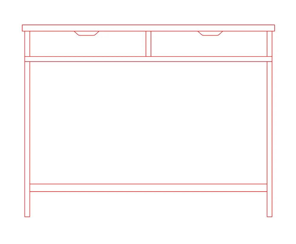 study desk free cad blocks download